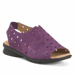 NEW COMFORTIVA women's petal sandal - medium in purple